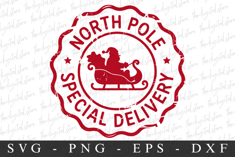North Pole Special Delivery Svg | Christmas svg
