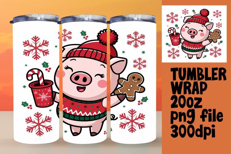 STUNNING 20oz Tumbler Design for Any Occasion , Christmas