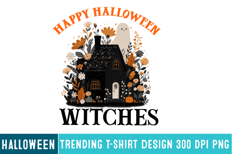 Happy Halloween witches Sublimation Design,Halloween png