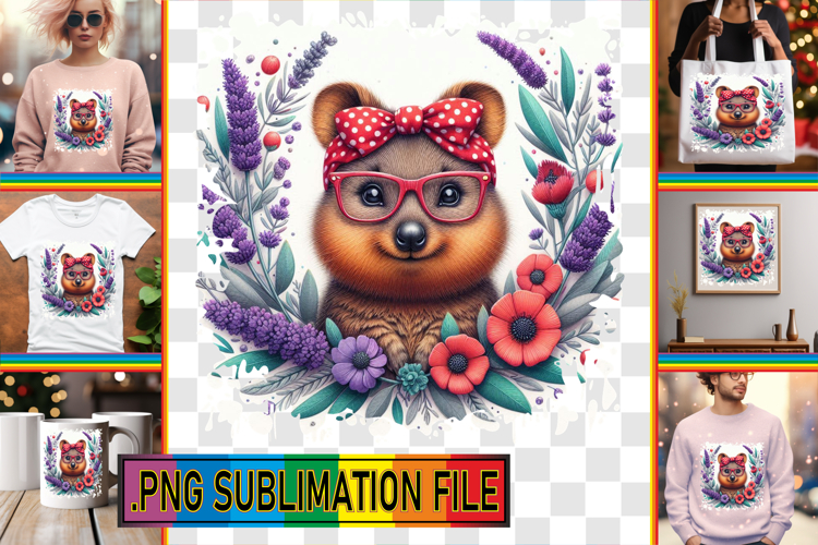 Dazzling PNG Art for TSHIRTS, Cute Animals