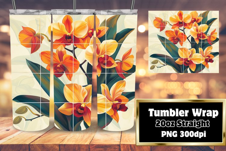 Whimsical Petal Paradise Sublimation Tumbler Wraps - 20oz