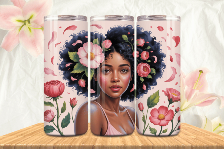Black Girl Magic Black Woman Positive mind 20oz Tumbler wrap