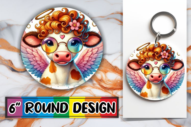 Cozy Keychain Round Design PNG, Valentines