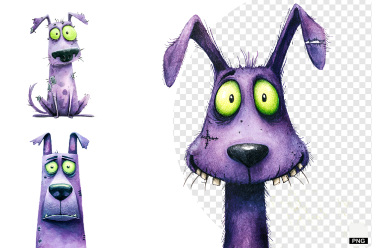 Zombie Dog Clipart