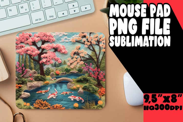 Fresh 3D Mouse Pad Sublimation Summer