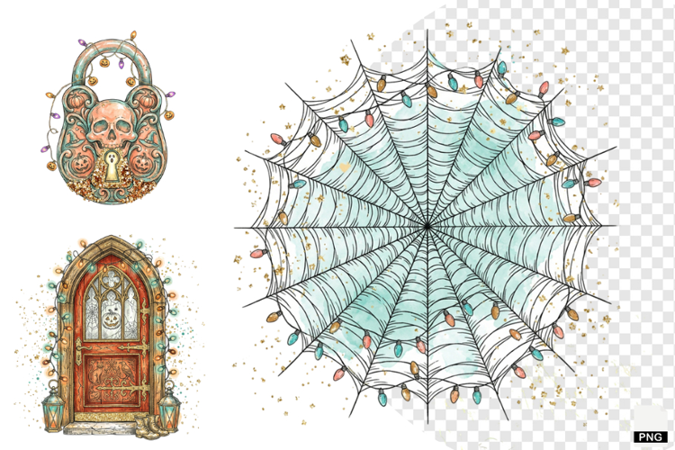 Pastel Halloween Clipart