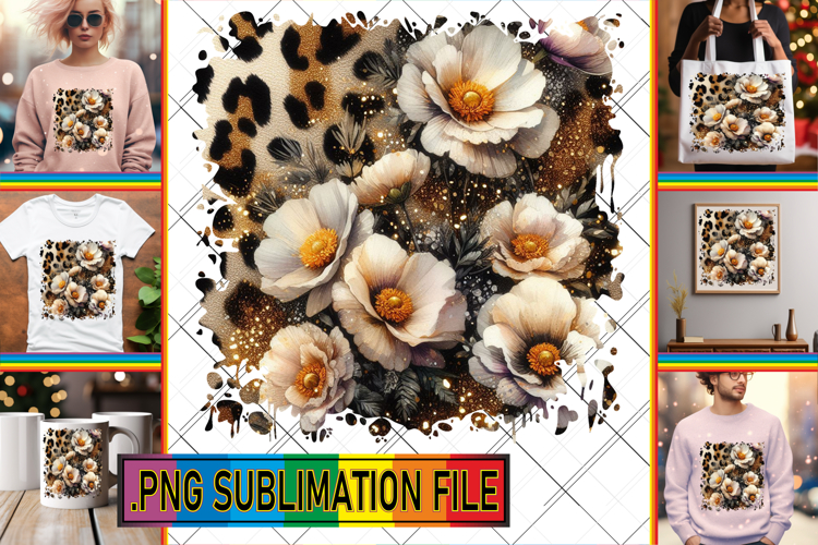 Vibrant TSHIRT Art Ideas, Leopard Prints