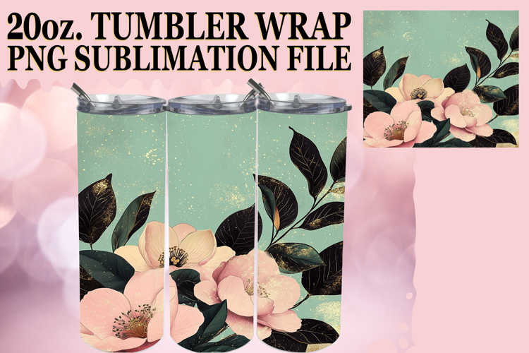 ENCHANTING MOMENTS 20oz TUMBLER WRAP, Rainbow example image 1