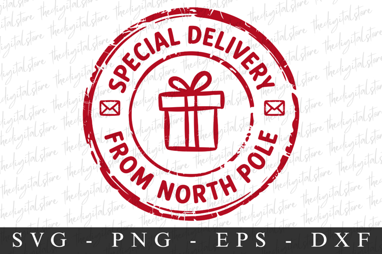 Special Delivery from North Pole Svg | Christmas svg