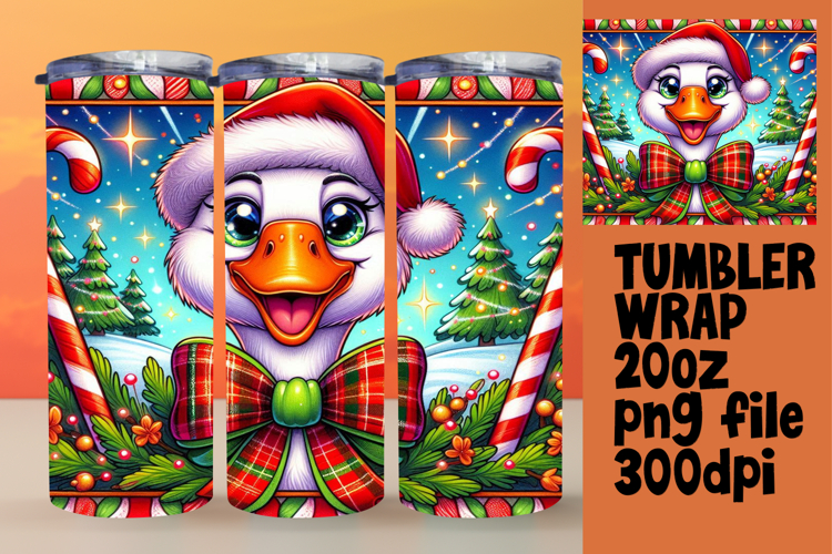 Fresh 20oz Tumbler Artwork , Goose