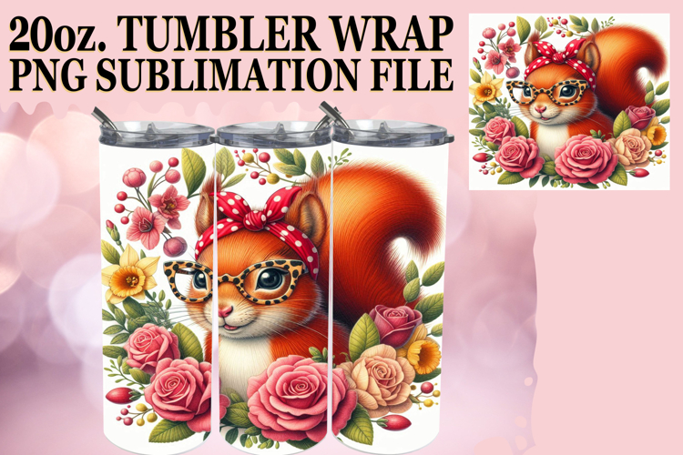SERENE NIGHTS 20oz TUMBLER WRAP, Cute Animals