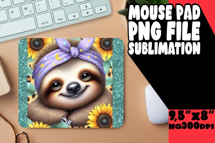Whimsical Desk Pad Sublimation, Cute Animals