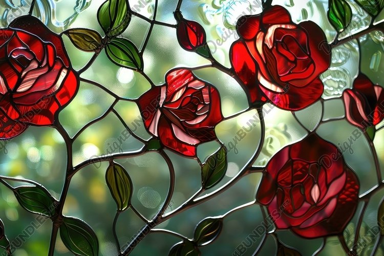 Stained Glass Texture Image 6
