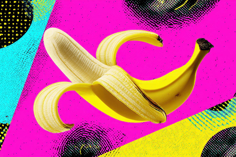 Pop Art Banana Wall Art