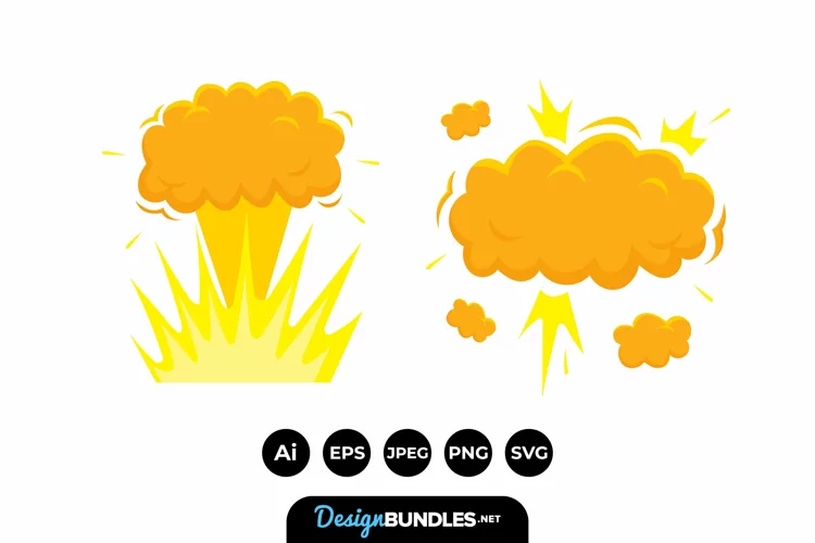 Explosion Effect Illustrations