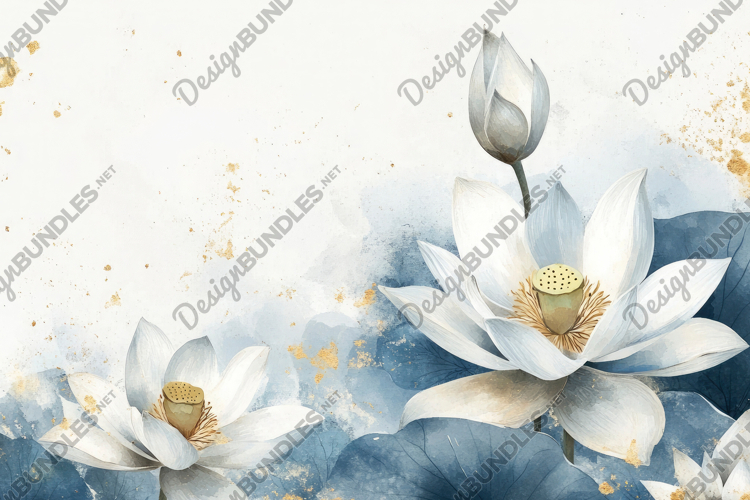 Lotus Flower Clipart Image 24
