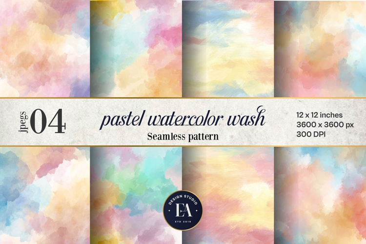 Pastel Watercolor Wash | Soft Abstract Texture