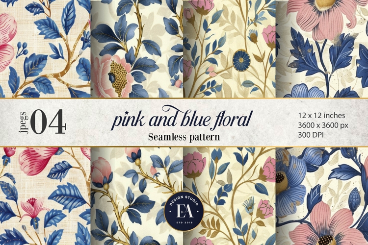 Blue Flowers Clipart Image 19
