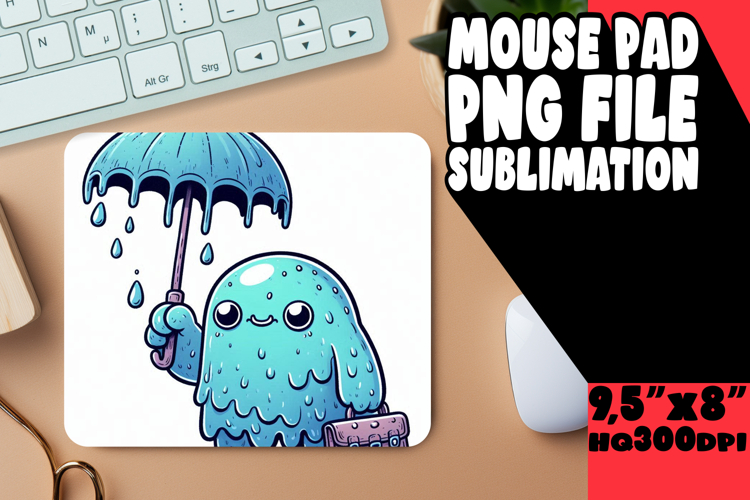 Sweet Mouse Pad Sublimation Ideas, Monster
