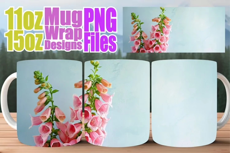 Blossom Burst Cup: Spring Floral Sublimation