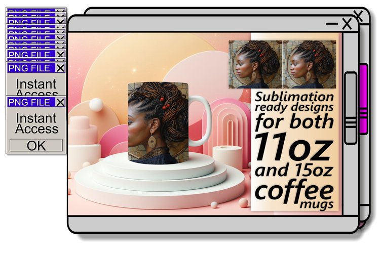 Black Girl Afro Png Image 6