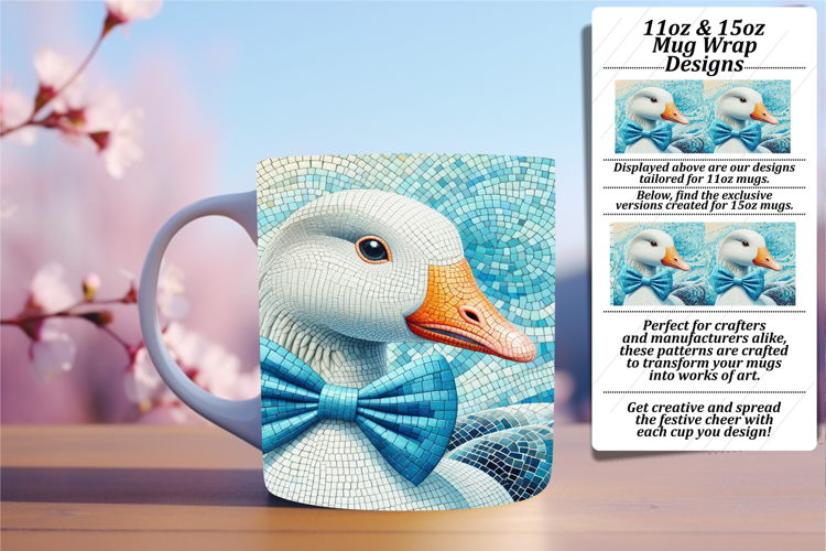 BEAUTIFUL PNG for 15oz Mug Wrap , Goose