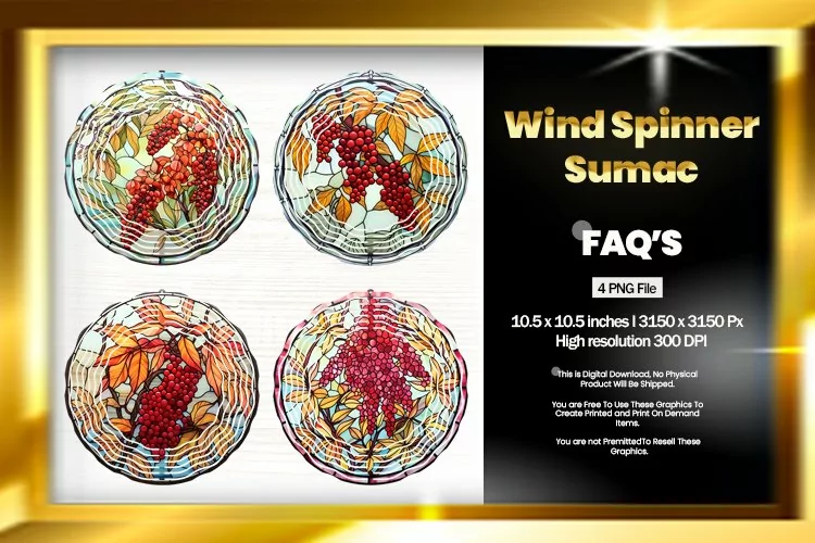 Sumac Wind Spinner Sublimation - 04