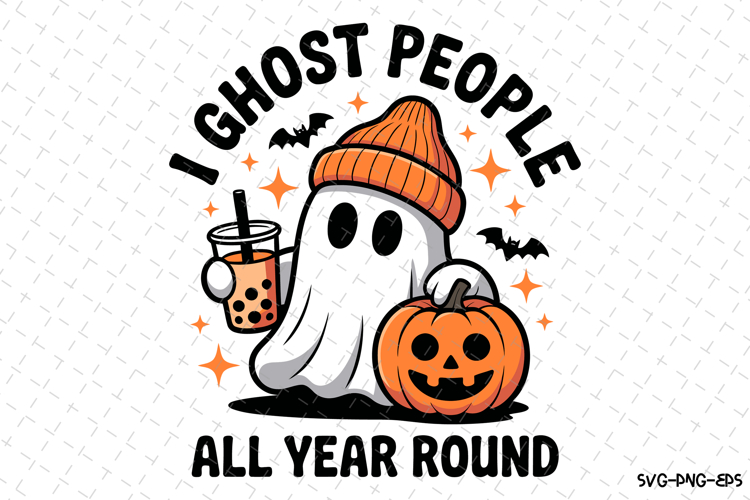 Cute Ghost Silhouette Image 6