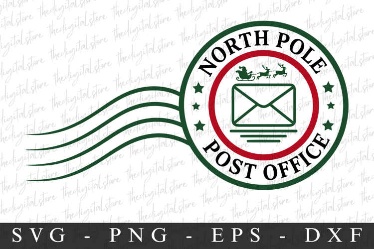North Pole post Office Svg | Christmas svg
