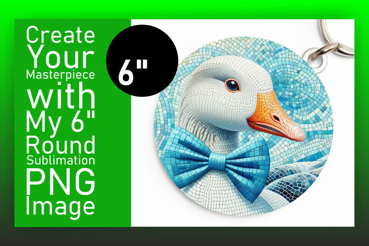 Gorgeous Circle Design Coaster Template , Goose