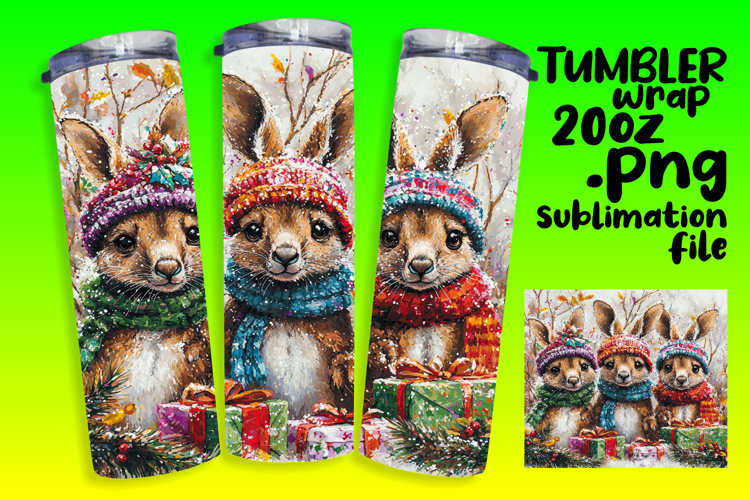 GORGEOUS PNG Tumbler Design 20oz , Cute Xmas