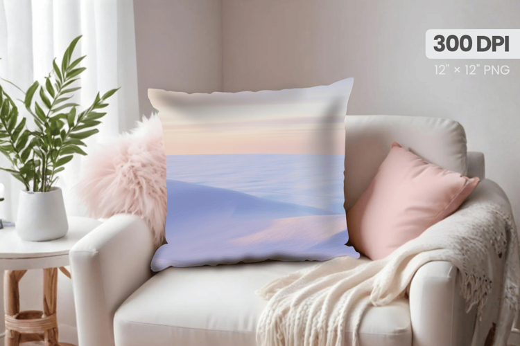 Winter Christmas Wonderland PNG Pillow, Winter Pillow Design