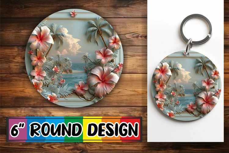 Serene Circle Keychain Variety