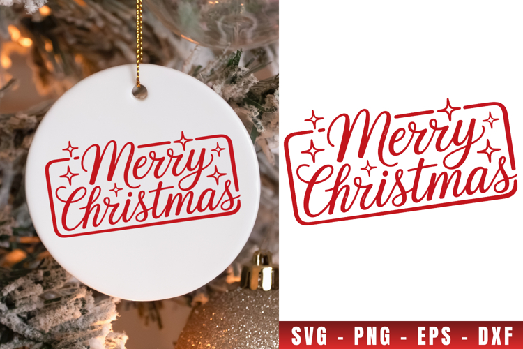 Merry Christmas Tree Svg Image 5