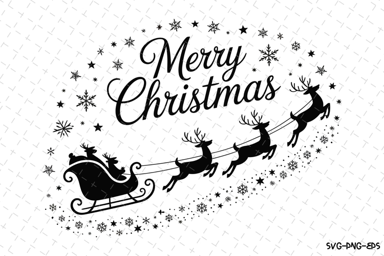 Christmas Silhouette Svg