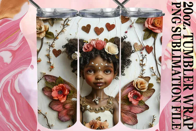 Love-Filled Sublimation Tumbler Artistry