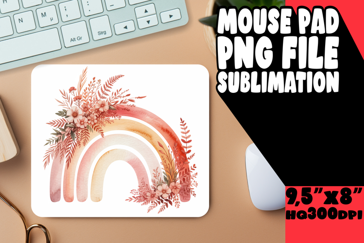 ENCHANTED desk pad Sublimation Style, Flowers