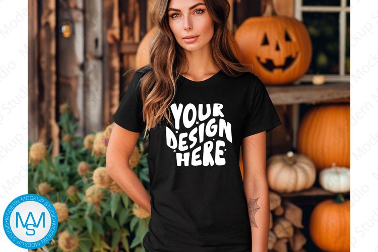White Tshirt Mockup Image 21
