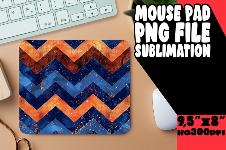 Shiny Sparkly Stripe Mouse Pad example image 1