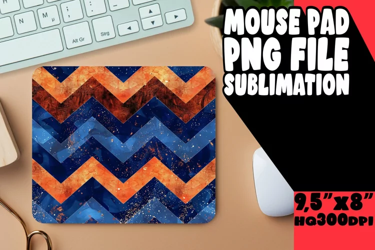 Shiny Sparkly Stripe Mouse Pad