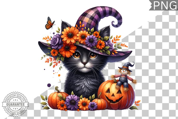 Halloween Cat Clipart Image 3