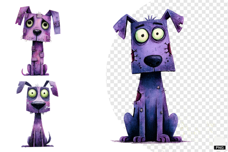 Zombie Dog Clipart