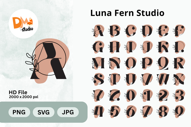 Luna Fern Studio Monogram