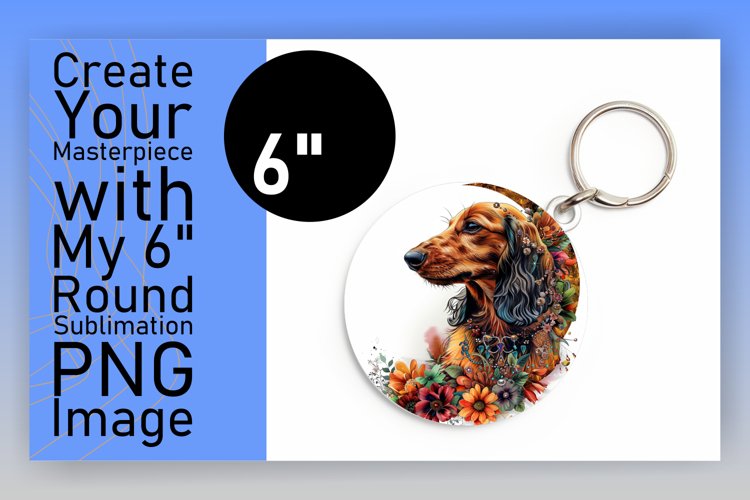 Trendy Dog Art Sublimation Car Coaster