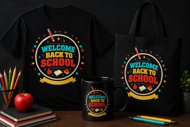 Welcome Back to School PNG | Teacher Back to School Design