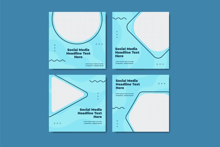 Modern Social Media banner template can be edited. example image 1