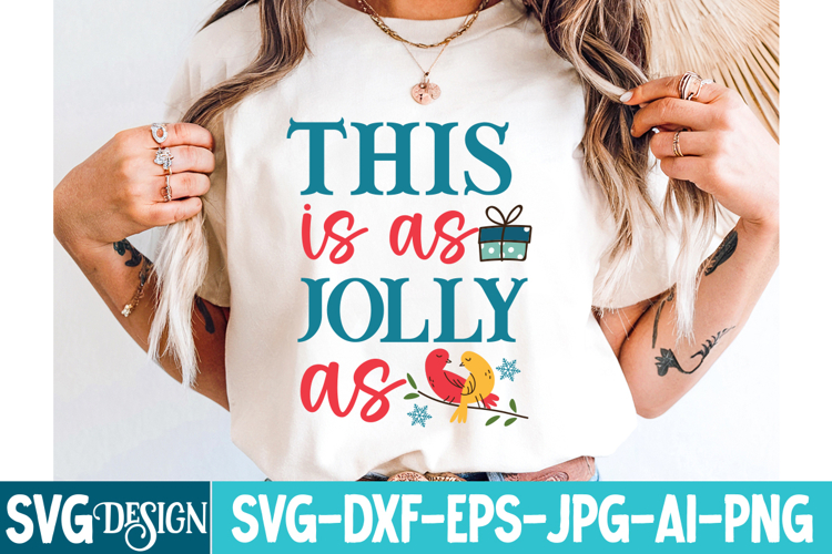 This is As Jolly As SVG Design | Christmas SVG Design