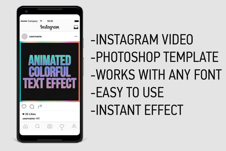 Animated Colorful Text Effect example image 1