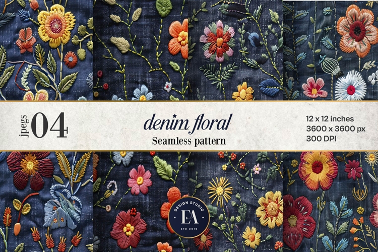 Floral Seamless Pattern Image 17
