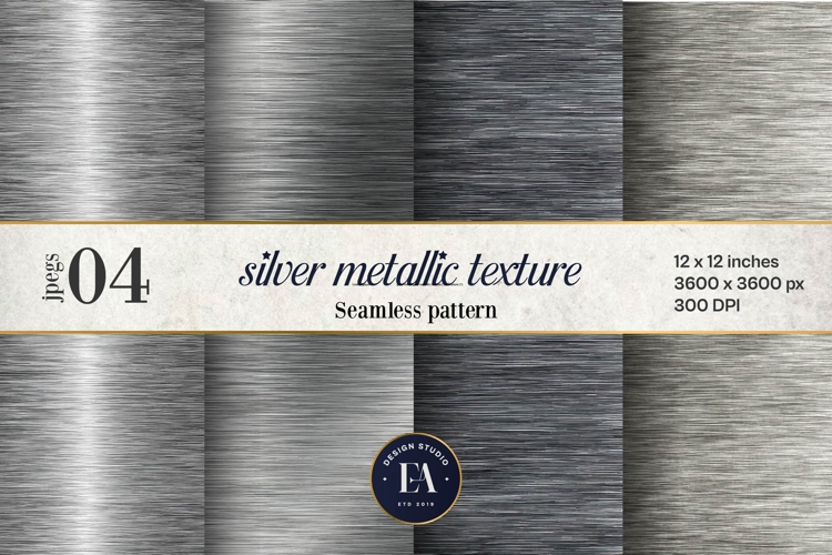 Shiny Silver Texture Image 19
